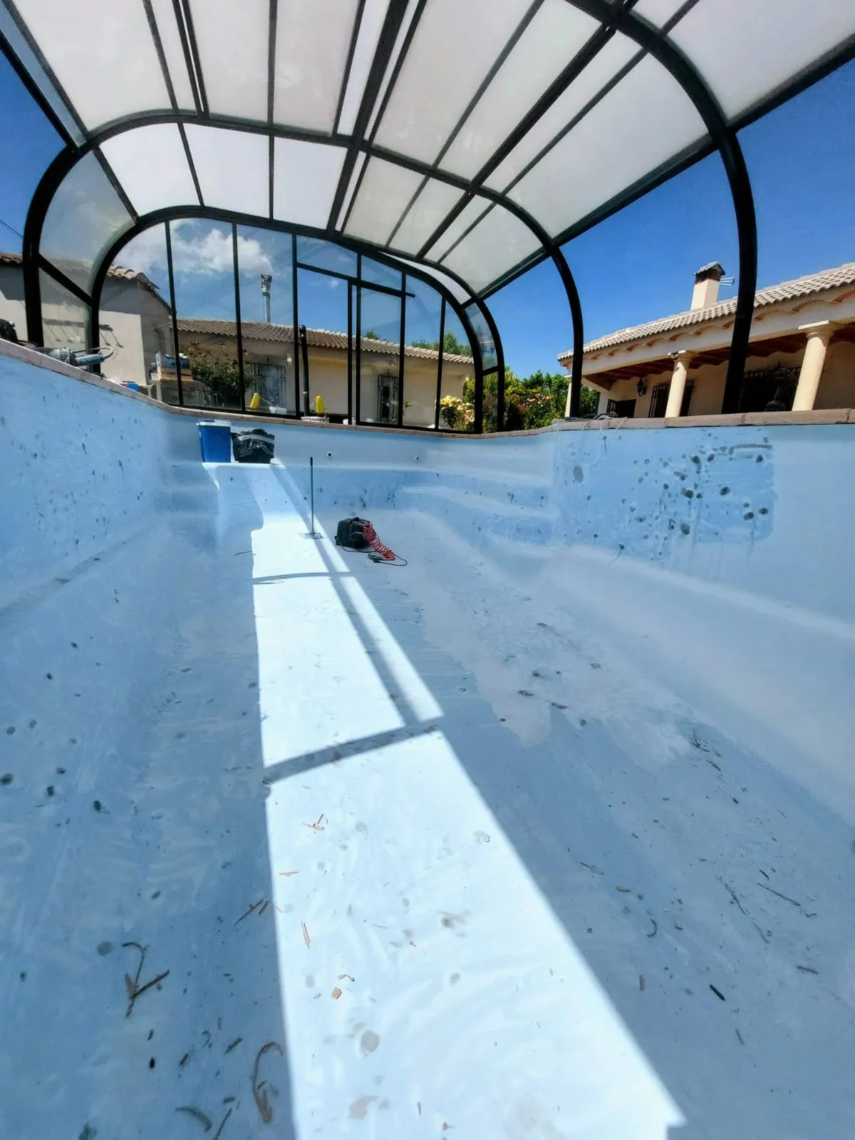 Fugas de agua en piscinas